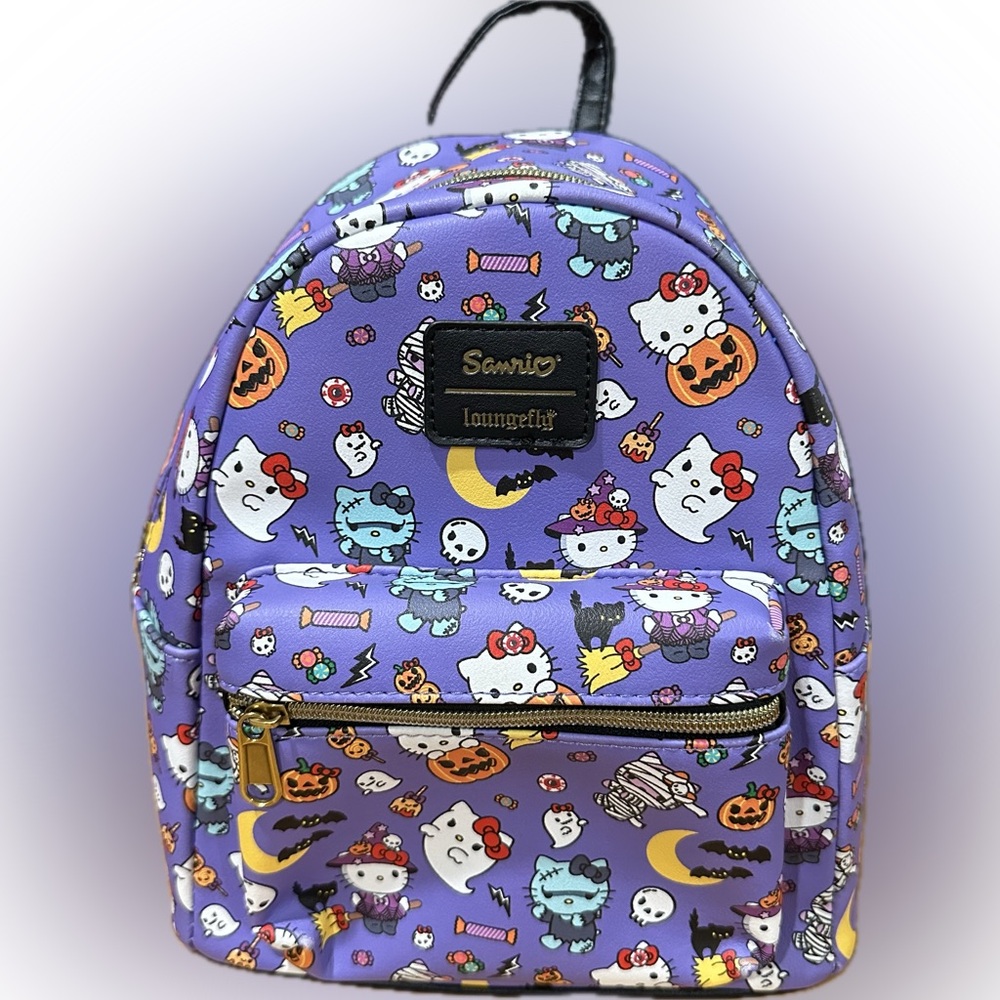 Loungefly x Hello Kitty Rare Halloween Costumes Purple Backpack